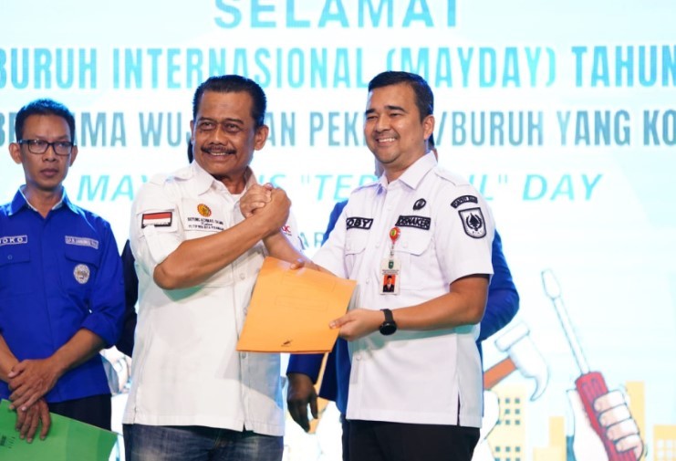 Memperingati Hari Mayday Internasional 2024, Pemerintah Provinsi Riau tampung aspirasi buruh Riau
